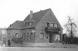 Das Vereinslokal wie es nach dem Krieg neu entstand